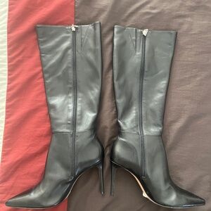 Black Leather Boots size 11